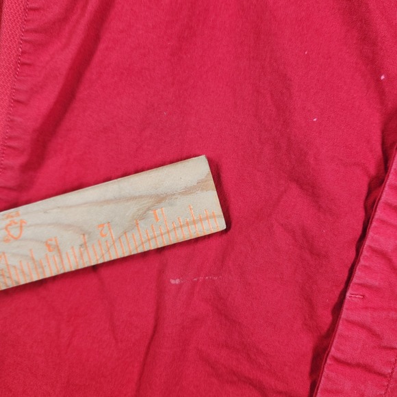 Puma Shirt Mens XL Red Ferrari Corse Clienti Red Short Sleeve Button Up - Picture 2 of 15